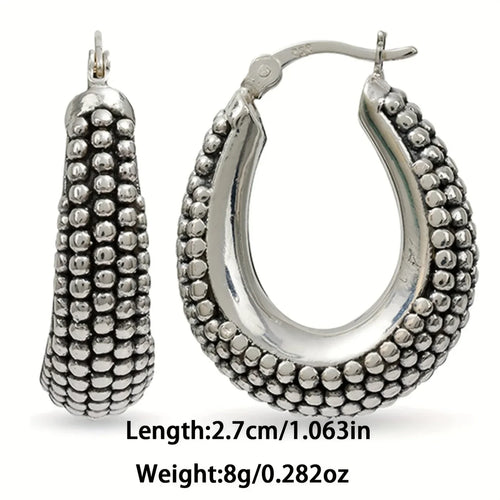 Coastal Earth Bali Style Hoop Earrings