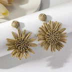 Coastal Earth Round Drop Earrings