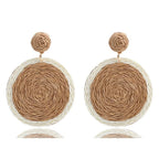 Coastal Earth Round Drop Earrings