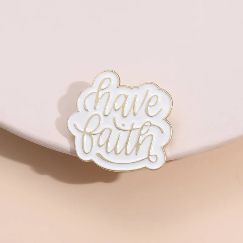 Faith Inspirational Enamel Pin