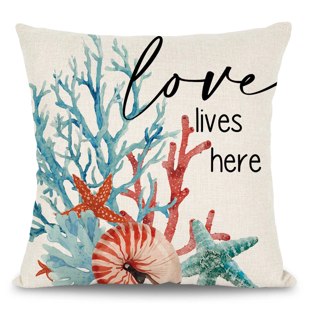 Ocean Beach Decoration Pillowcase