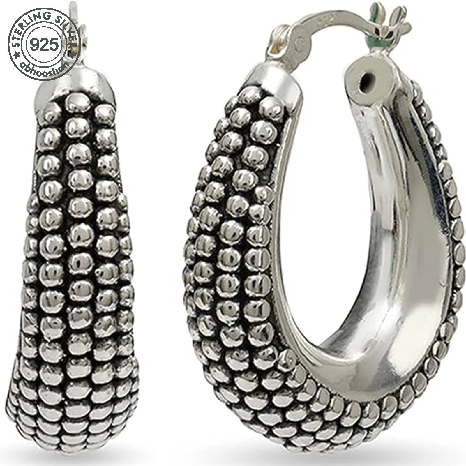 Coastal Earth Bali Style Hoop Earrings