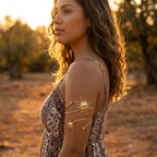 Ocean Spiral Boho Arm Cuff