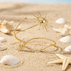 Ocean Spiral Boho Arm Cuff