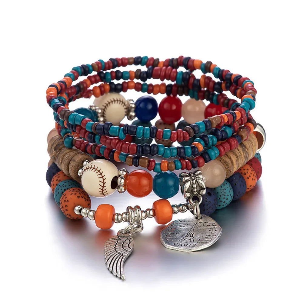 Boho Tree Of Life Bracelet Set