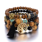 Boho Tree Of Life Bracelet Set