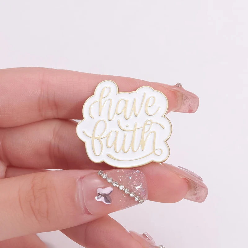 Faith Inspirational Enamel Pin