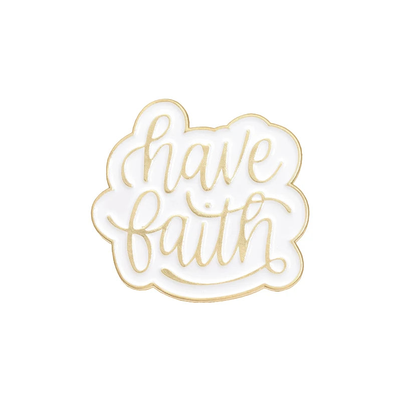 Faith Inspirational Enamel Pin
