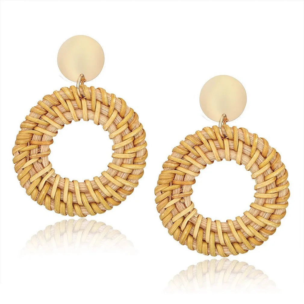 Coastal Earth Round Drop Earrings