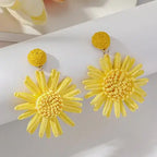 Coastal Earth Round Drop Earrings