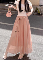 Coastal Linen Long Skirt