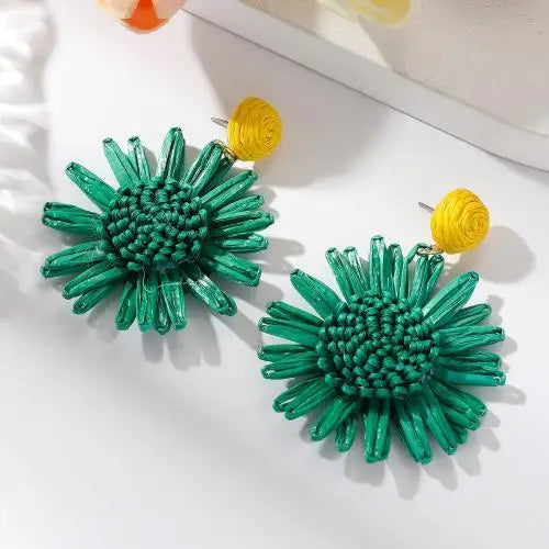 Coastal Earth Round Drop Earrings
