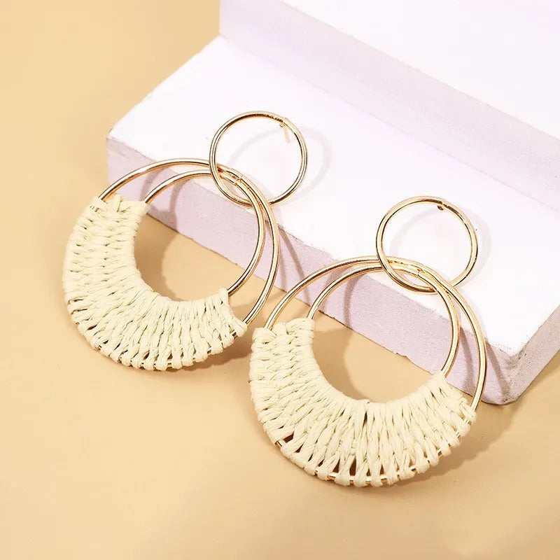 Coastal Earth Round Drop Earrings