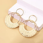 Coastal Earth Round Drop Earrings