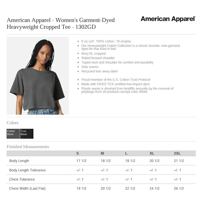 Coastal Earth Rooted In Faith Cropped Tee