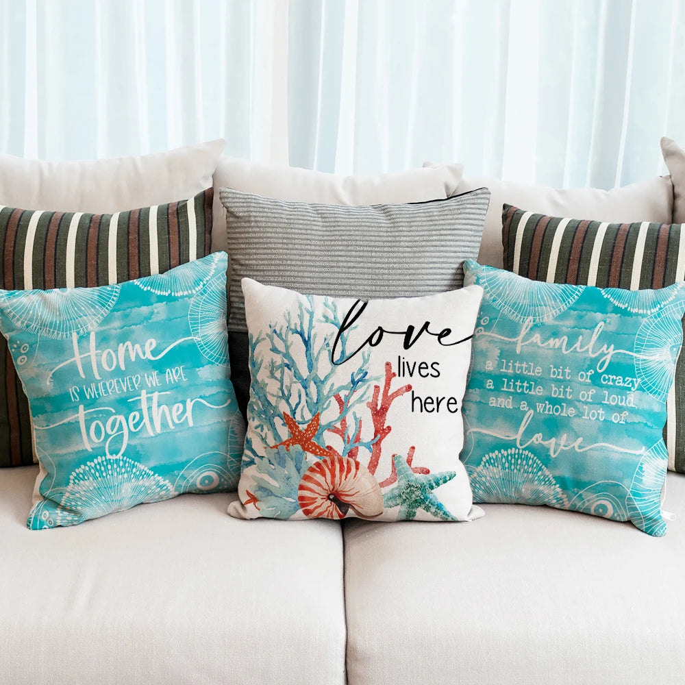 Ocean Beach Decoration Pillowcase