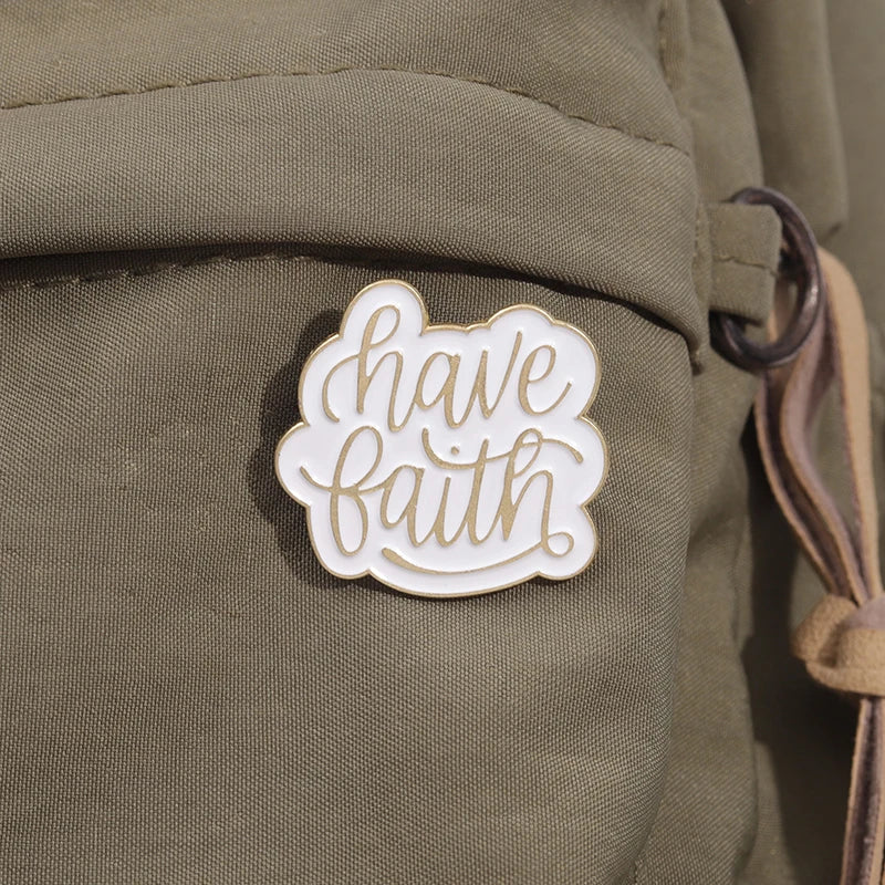 Faith Inspirational Enamel Pin