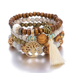 Boho Tree Of Life Bracelet Set