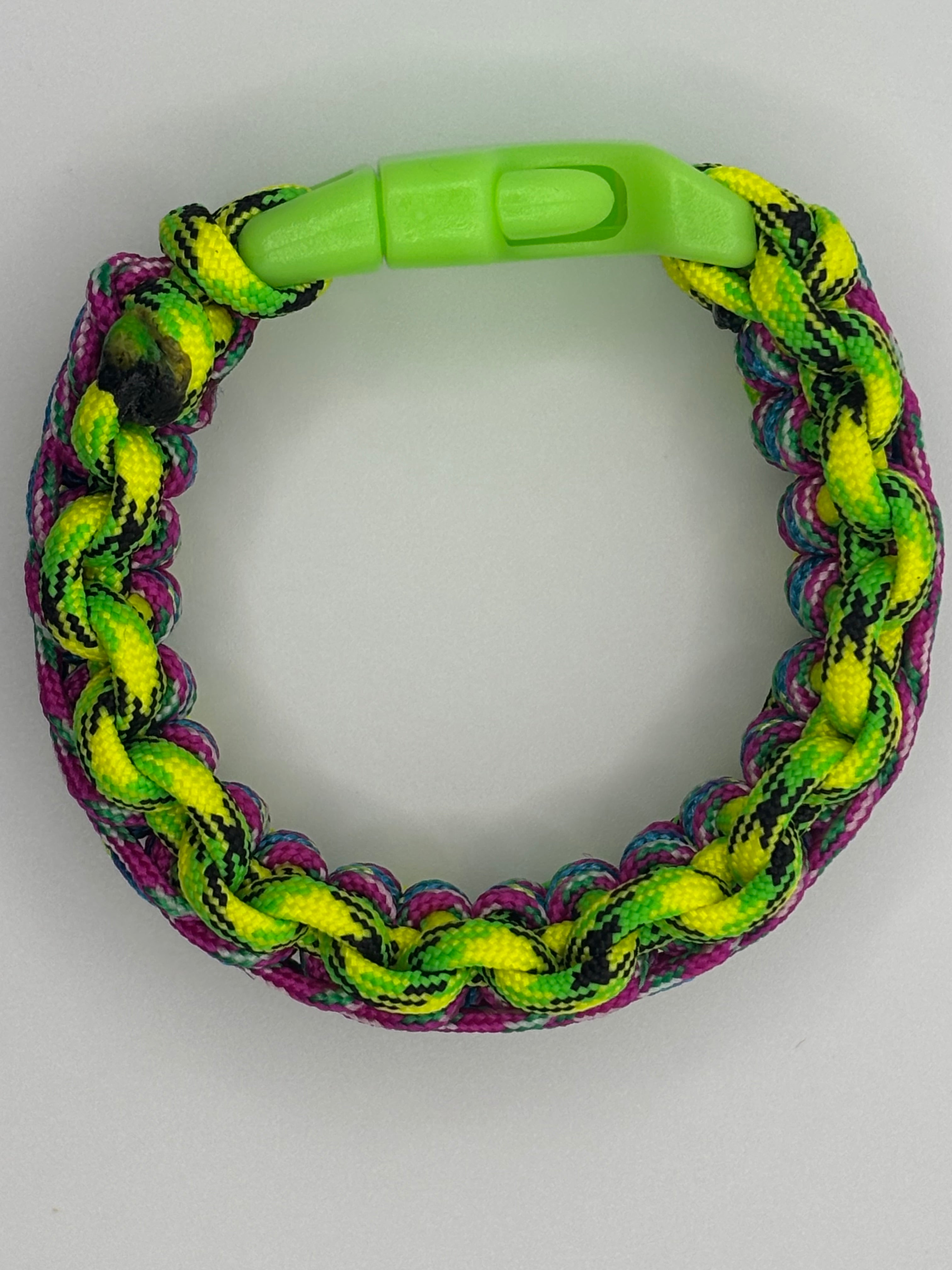 Handmade 3-Strand Center Stitched Paracord Bracelet image 3
