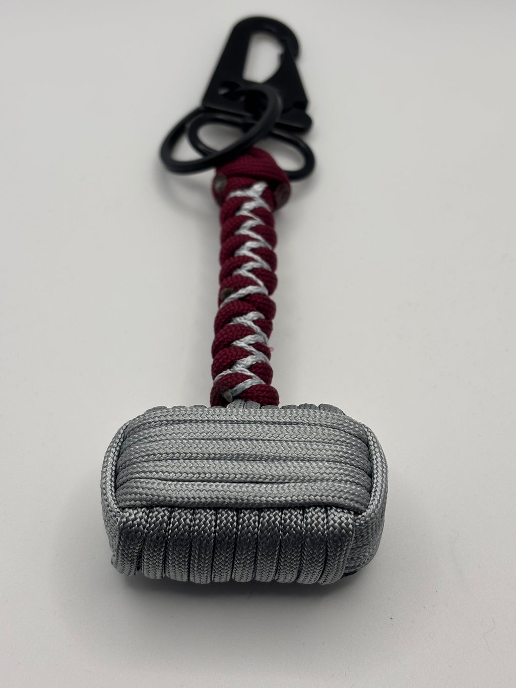 Handmade Thor’s Hammer Paracord Keychain image 1