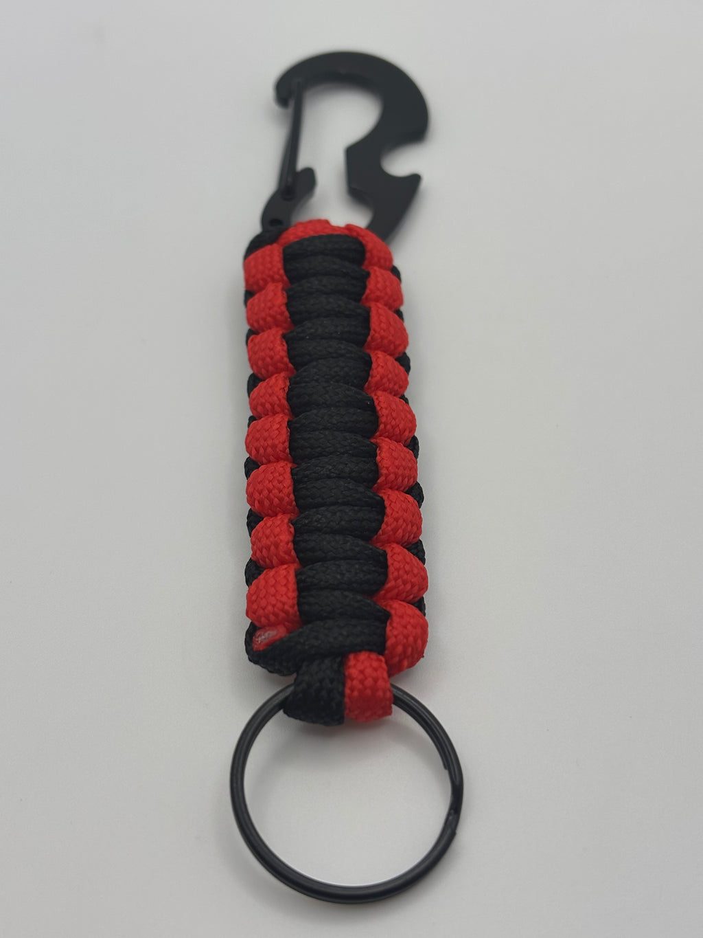 Small Simple Cobra Knot Paracord Keychain image 10