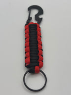Small Simple Cobra Knot Paracord Keychain image 10