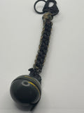 Handmade Square Knot Paracord Keychain with Grenade image 0