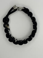 Cobra Weave with Spider Stitch Paracord Bracelet – Metal Horseshoe Clasp image 4