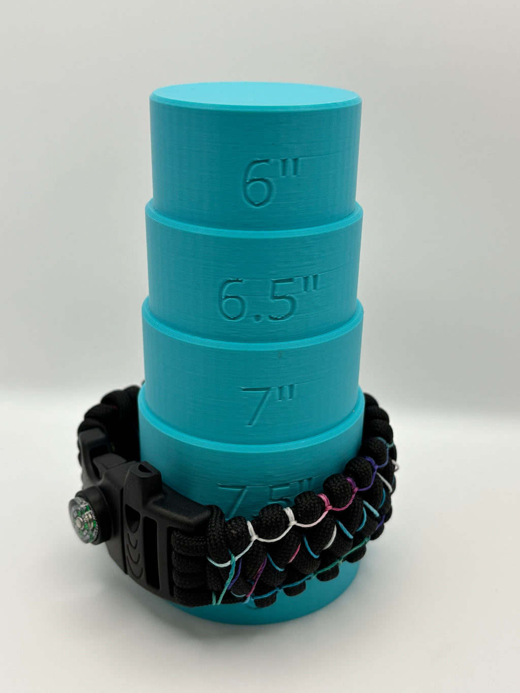 Handmade Cobra Knot Paracord Bracelet with Multi-Color Stitch image 4