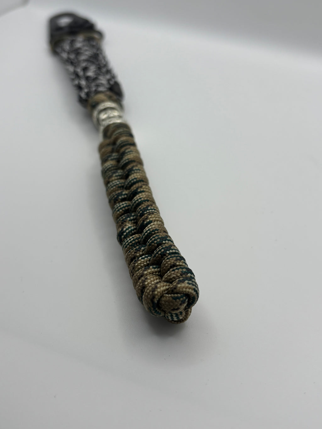 Handmade Cobra & Rattlesnake Knot Paracord Keychain image 5