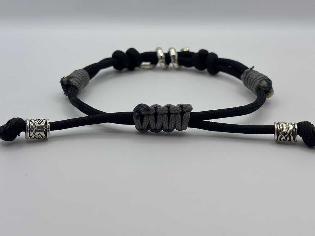 Handmade Lightweight Adjustable Snake Charm Paracord Bracelet image 0