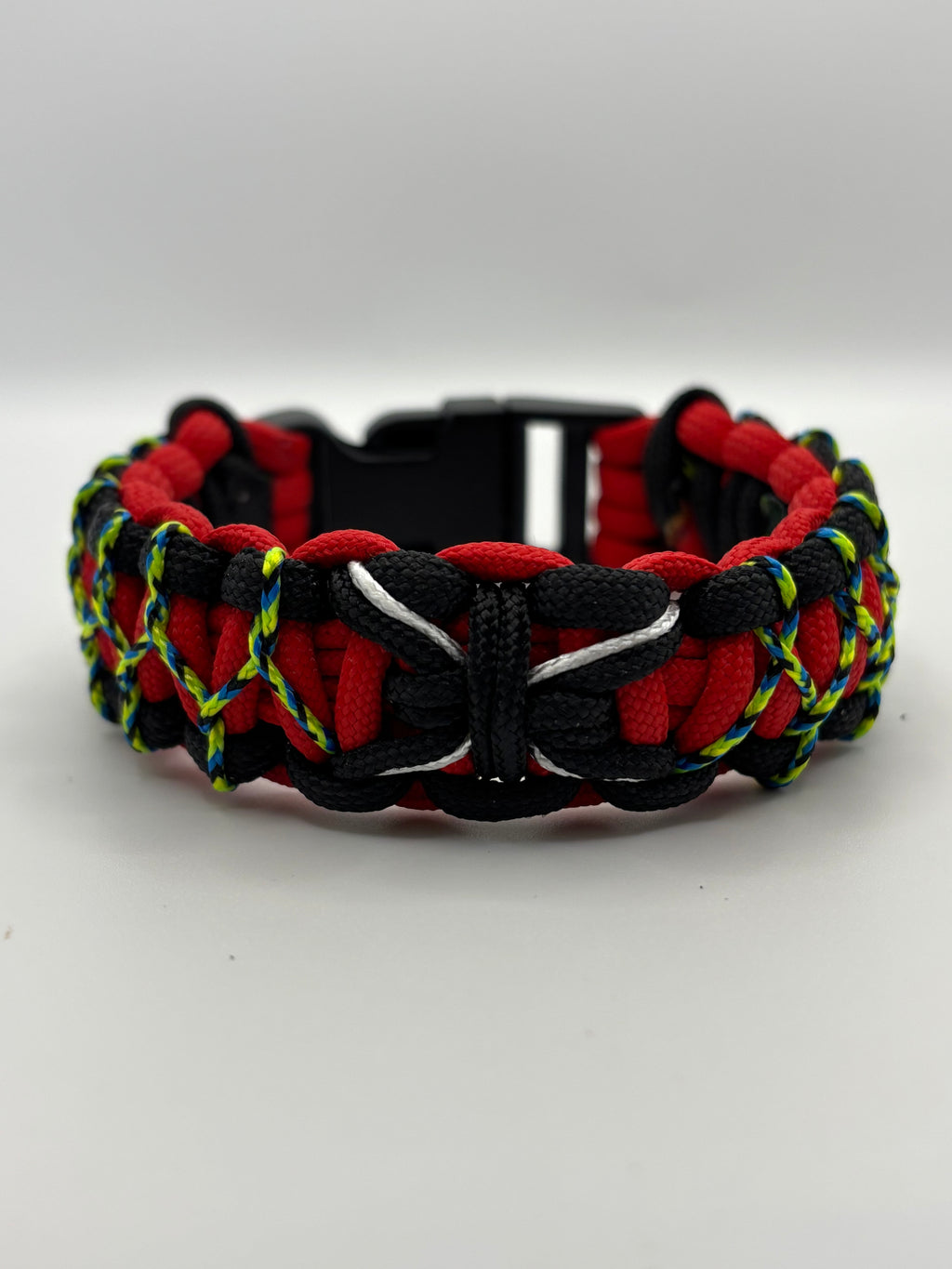 Stitched Cobra Knot Spiderman Paracord Bracelet image 0