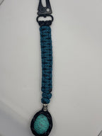 Handmade Turquoise Egg Celtic Slammer Paracord Keychain image 4