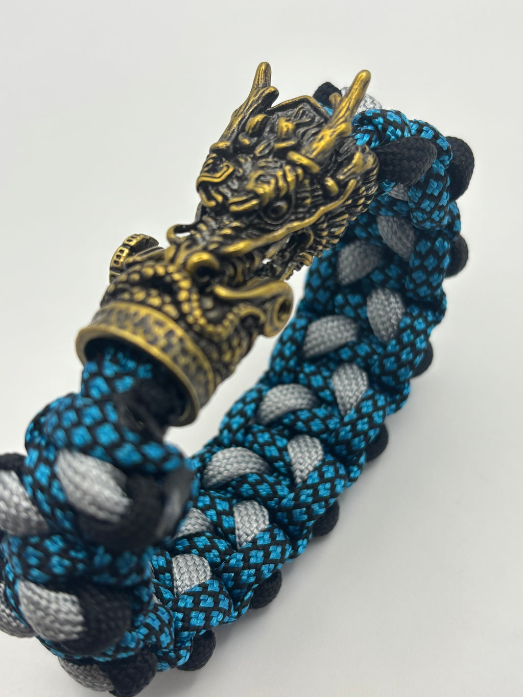 Handmade Dragon Tamer Paracord Bracelet with Dragon Clasp image 0
