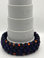Handmade Traitor Knot Paracord Bracelet – Orange & Black image 3