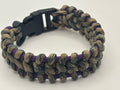 Handmade JCL Bar Paracord Bracelet – Purple & Tan image 0
