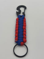 Small Simple Cobra Knot Paracord Keychain image 3