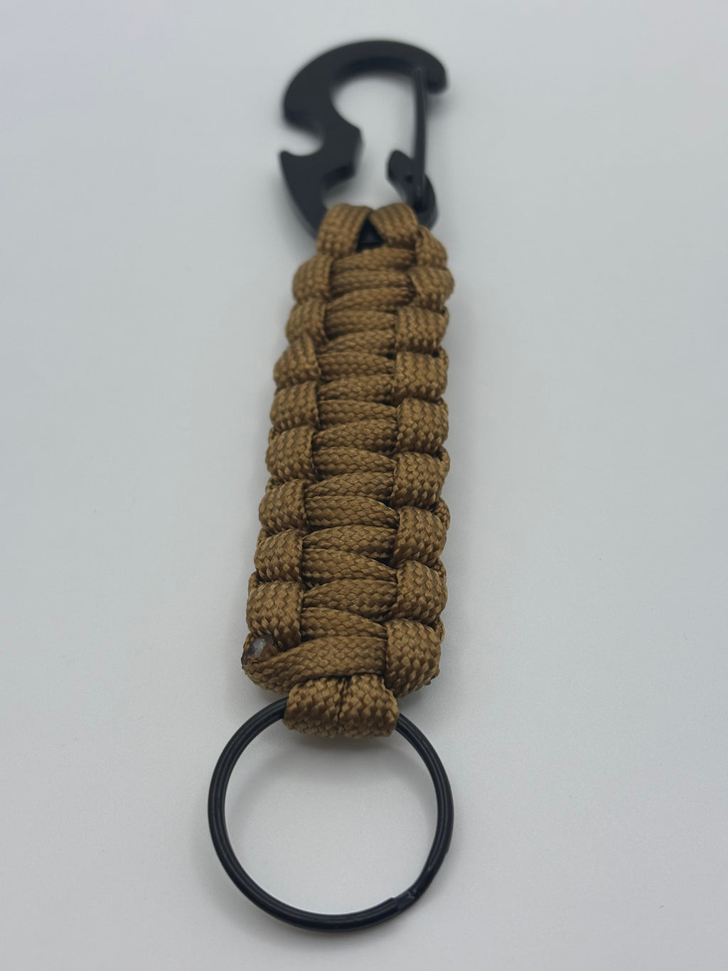 Small Simple Cobra Knot Paracord Keychain image 0