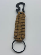 Small Simple Cobra Knot Paracord Keychain image 0