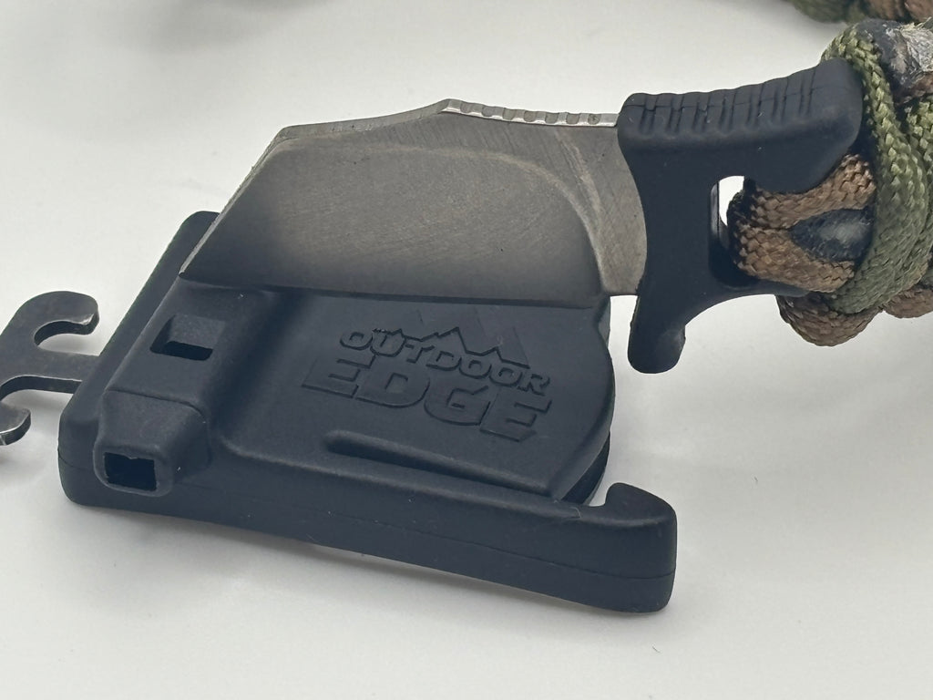 King Cobra Knot Paracord Bracelet with Knife, Whistle & Flint Bar Clasp image 4