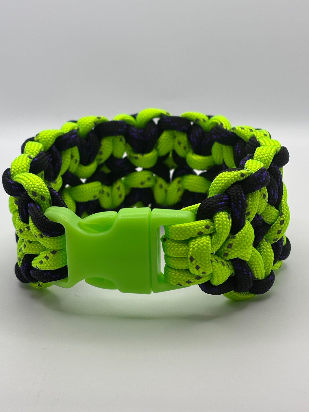 Handmade Starlight Express Paracord Bracelet – Neon Green image 0